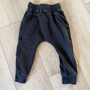 Little Bipsy black Joggers 2-3T